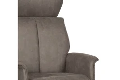 Relaxfauteuil Taupe Micro Suede CH-73.017 Verdal