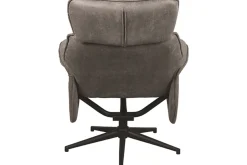 Relaxfauteuil Taupe Micro Suede CH-73.017 Verdal