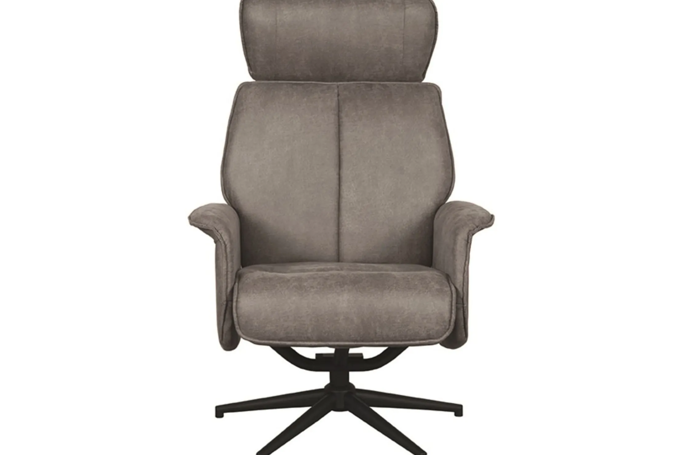 Relaxfauteuil Taupe Micro Suede CH-73.017 Verdal