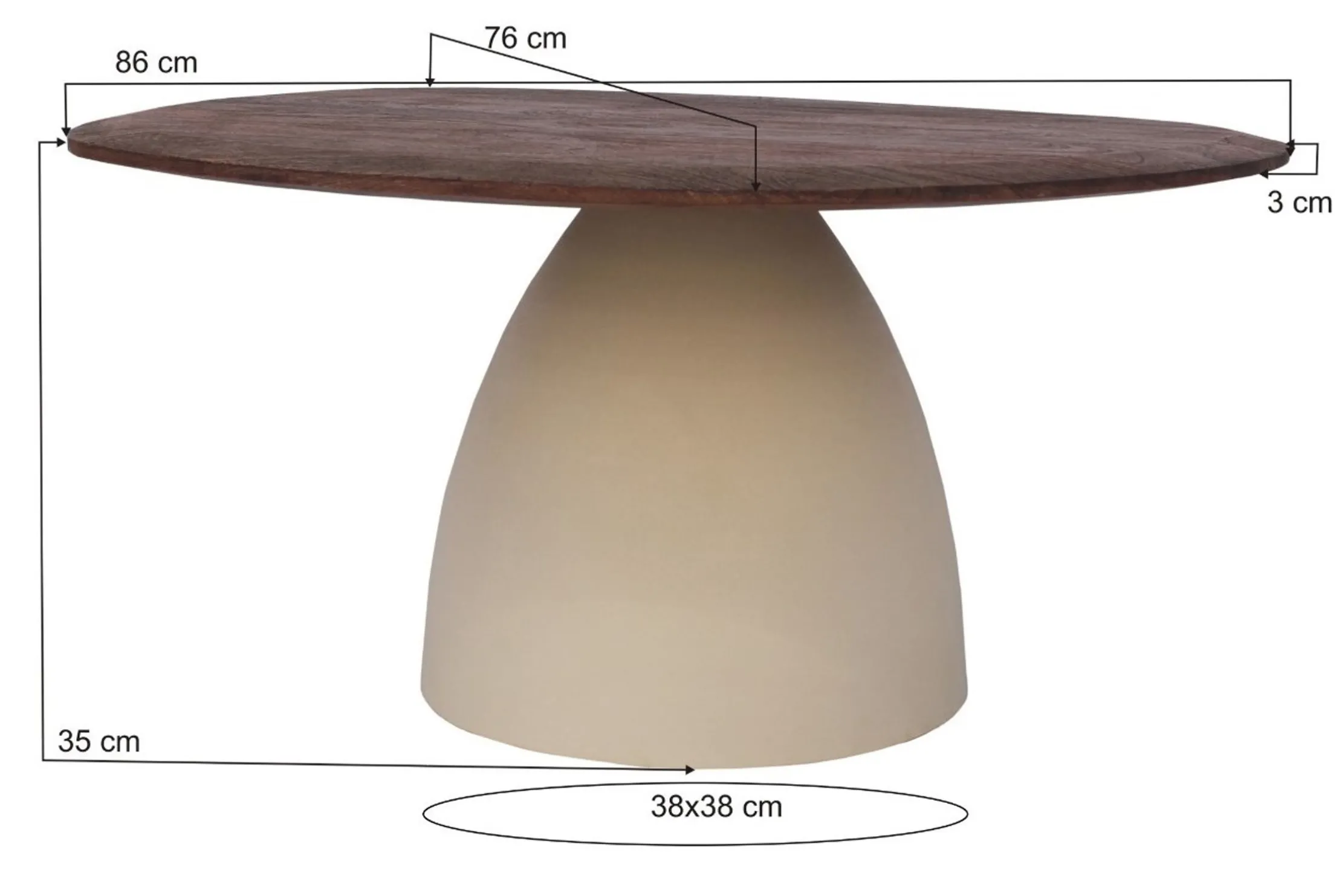 Salontafel Marron