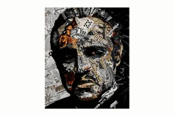 Schilderij Gefragmenteerde Godfather CP-004 Canvas Art