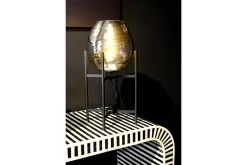 Tafellamp Zwart Rookglas Fantasy