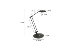 Tafellamp 2109ZW Zodiac