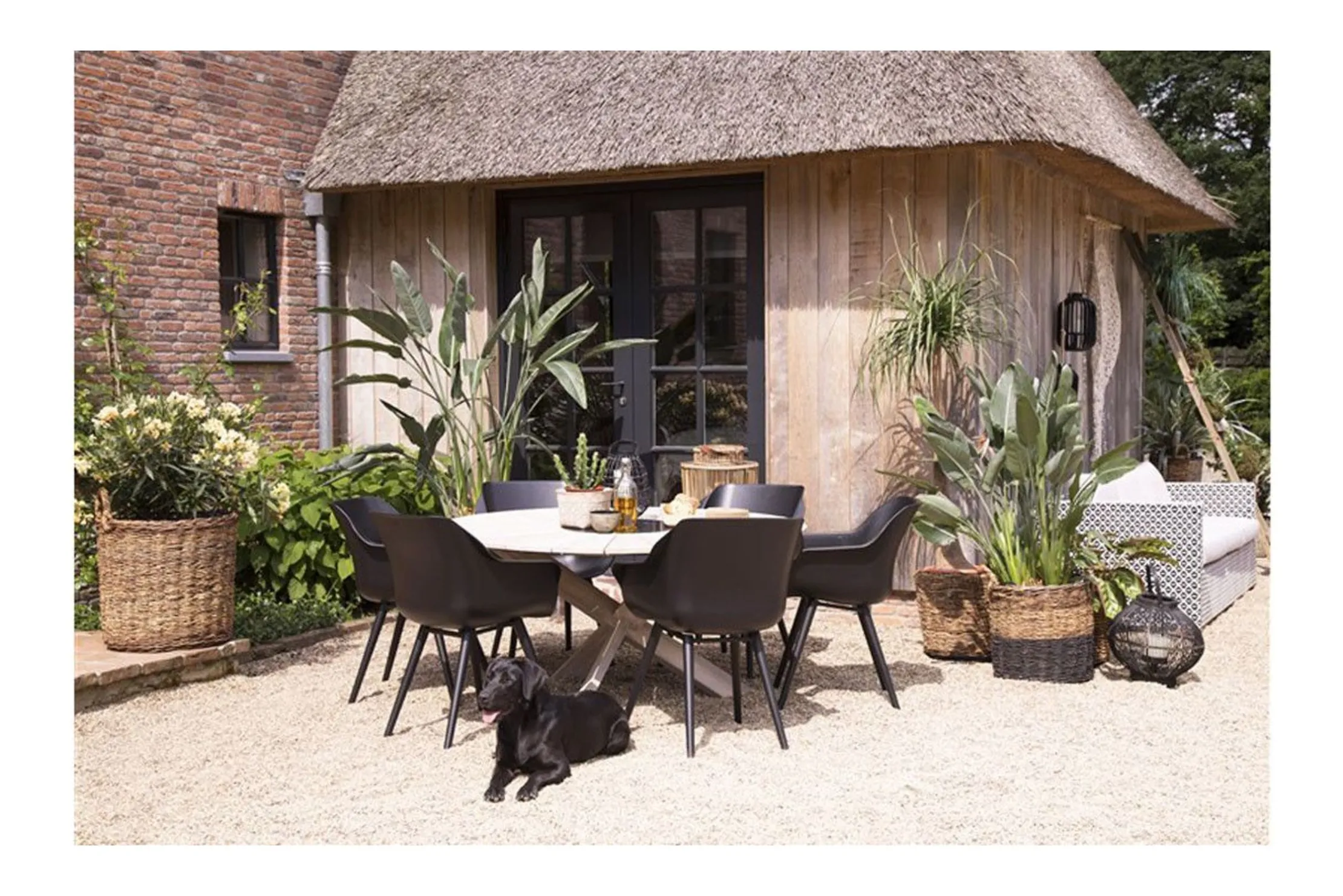 Tuinstoel Carbon Black 11.681.008 Sophie Studio
