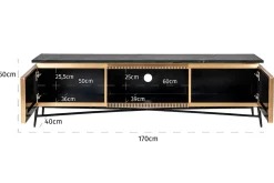 Tv-dressoir 210758 Ironville