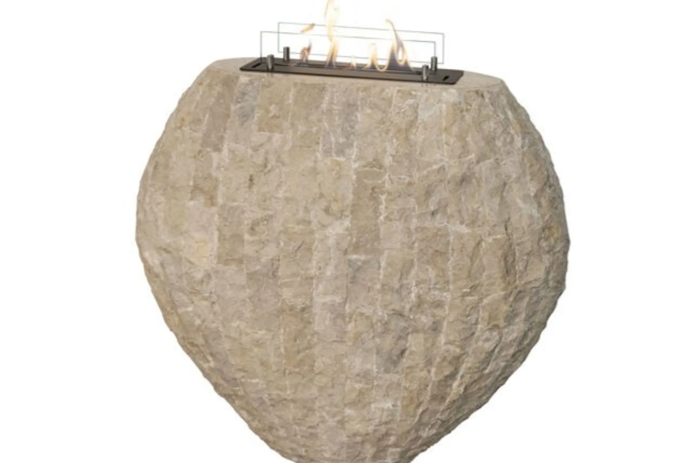 Vaas beige incl. bio ethanol haard Shigo