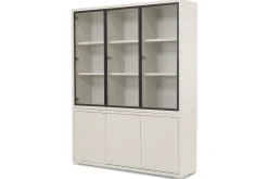 Vitrinekast greige Velori