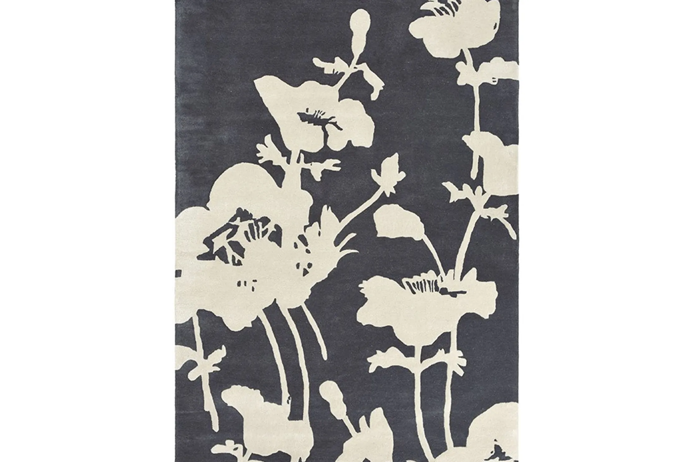 Vloerkleed Charcoal 039604 Floral 300
