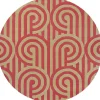 Vloerkleed Claret 039200 Turnabouts