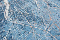 Vloerkleed Conductive Blue 9314 Cities