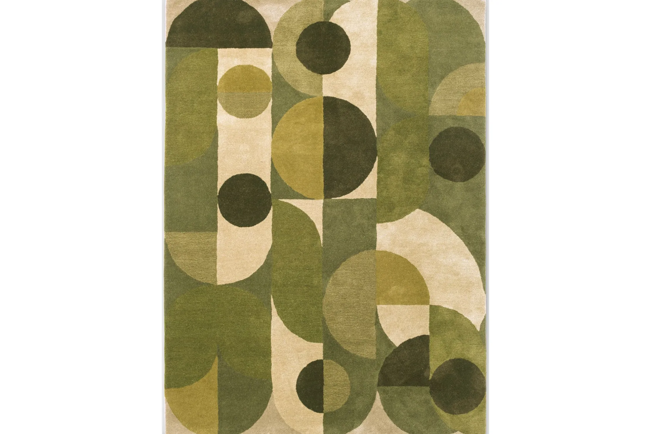 Vloerkleed Cosmo Green 95207 Decor | Brink & Campman