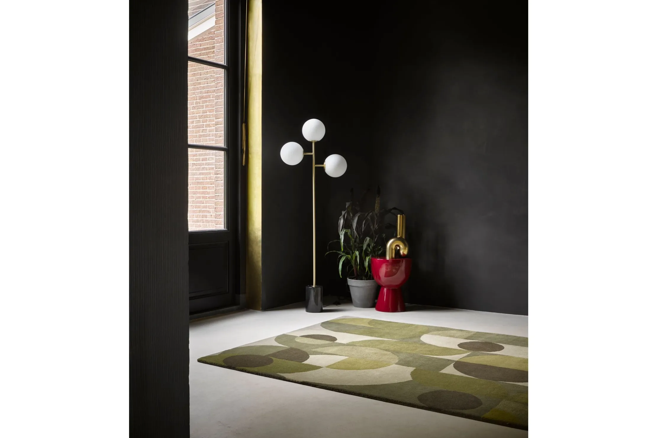 Vloerkleed Cosmo Green 95207 Decor | Brink & Campman
