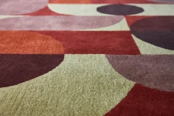 Vloerkleed Cosmo Red Pale Green 95203 Decor | Brink & Campman