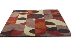 Vloerkleed Cosmo Red Pale Green 95203 Decor | Brink & Campman
