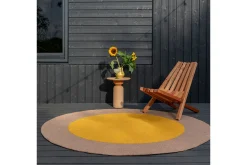 Vloerkleed Festival Round Yellow 496306 Habitat | Brink & Campman
