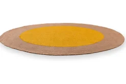 Vloerkleed Festival Round Yellow 496306 Habitat | Brink & Campman