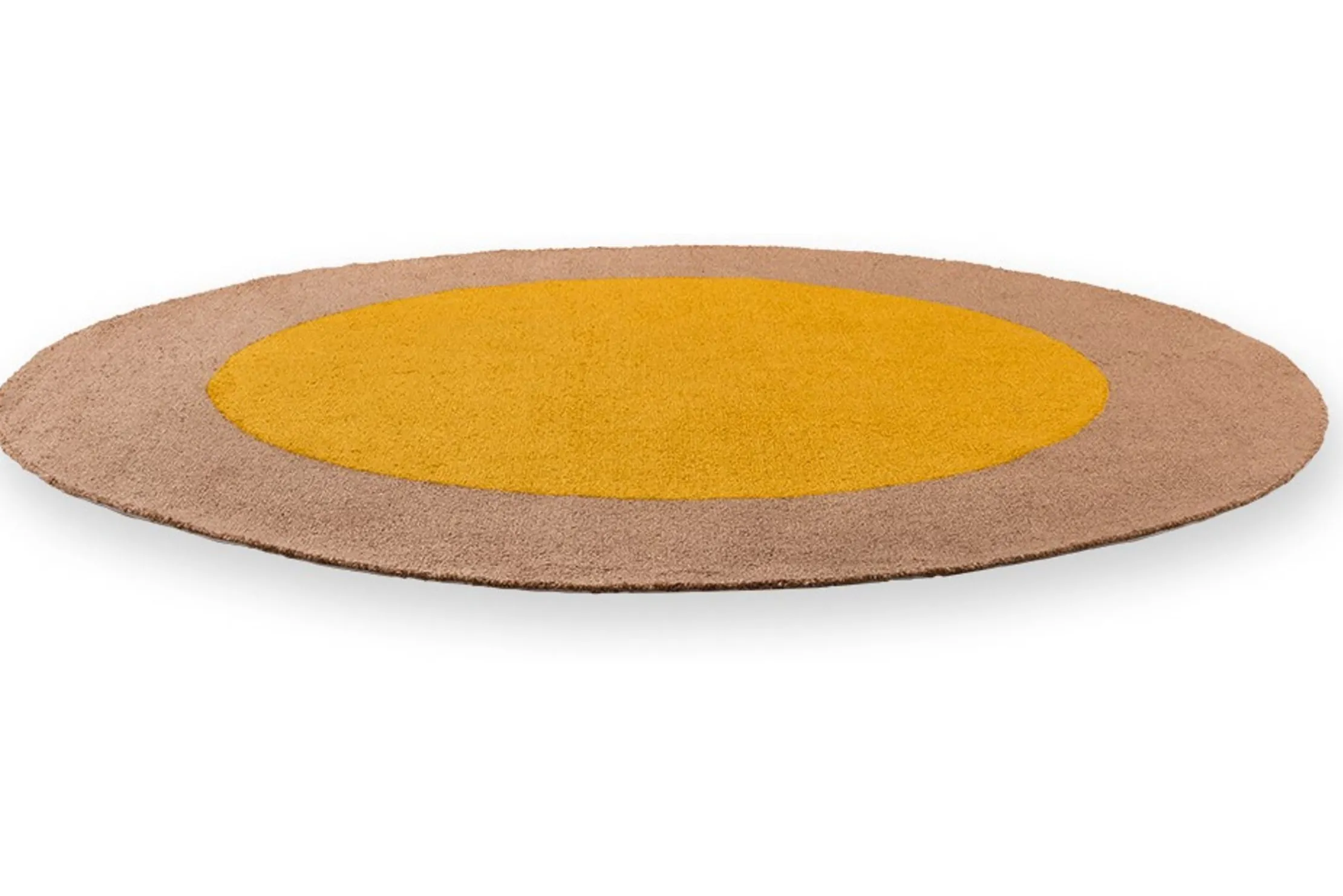 Vloerkleed Festival Round Yellow 496306 Habitat | Brink & Campman
