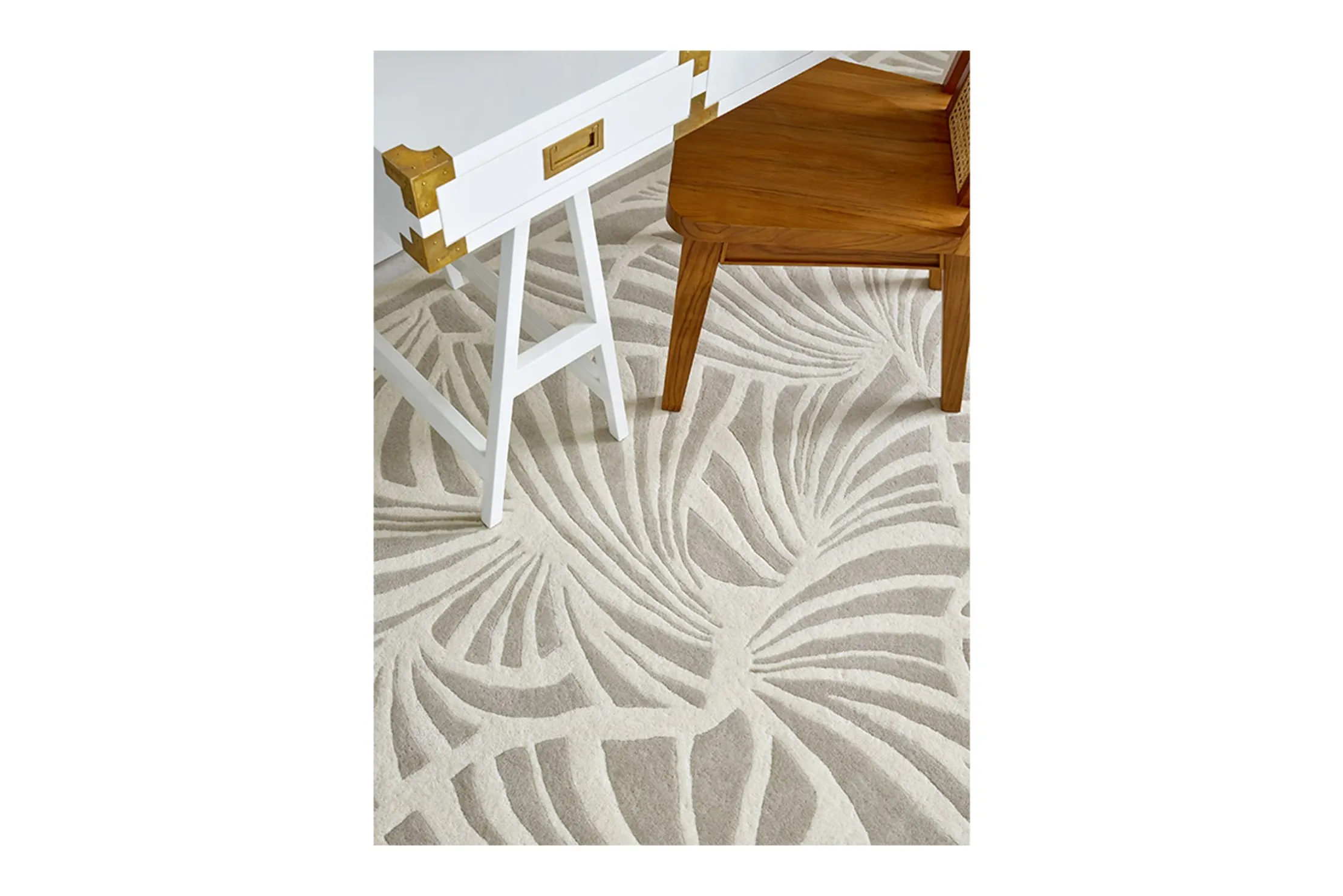 Vloerkleed Ivory 039301 Japanese Fans