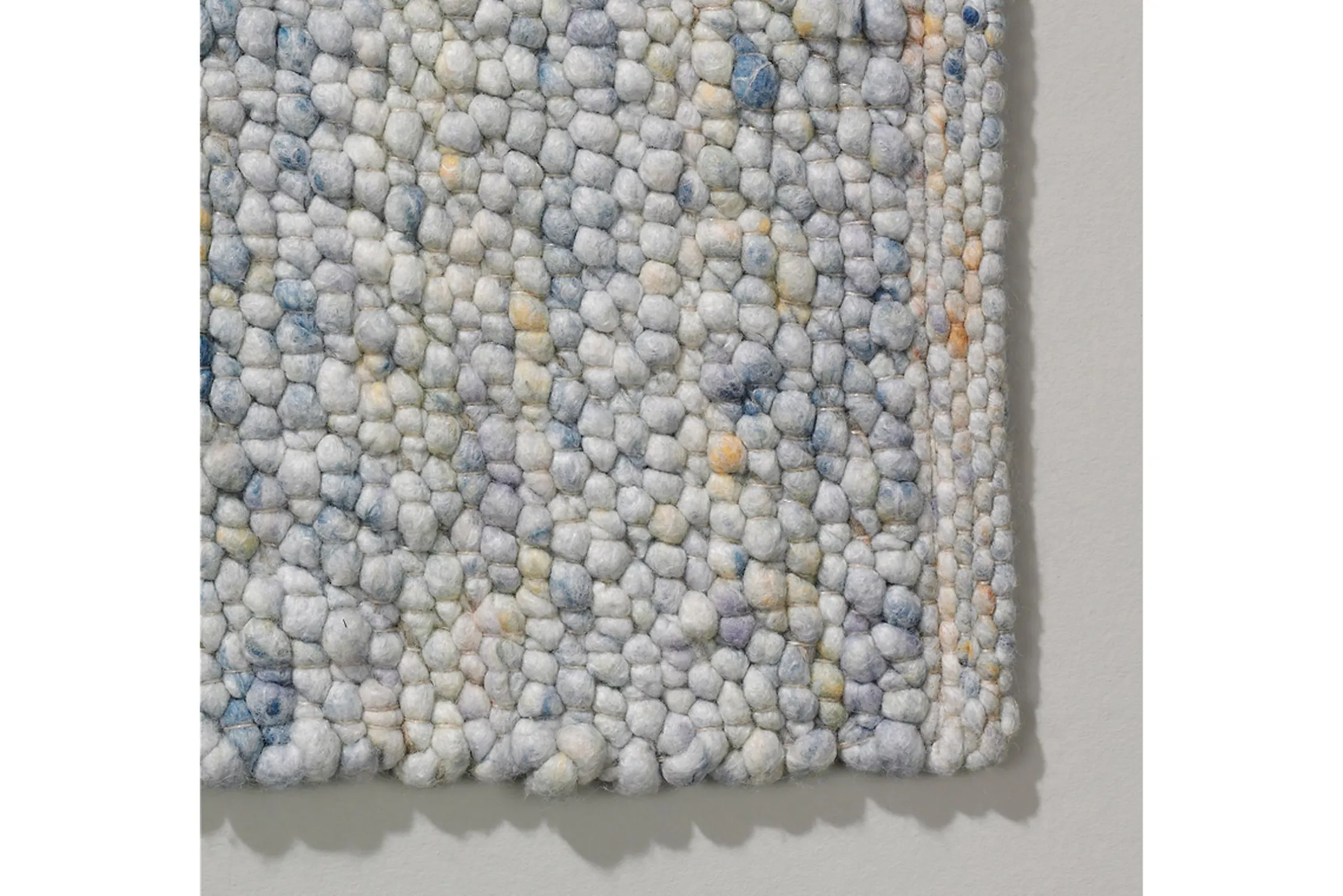 Vloerkleed Oker blauw 77 Velvet | Beside Rugs