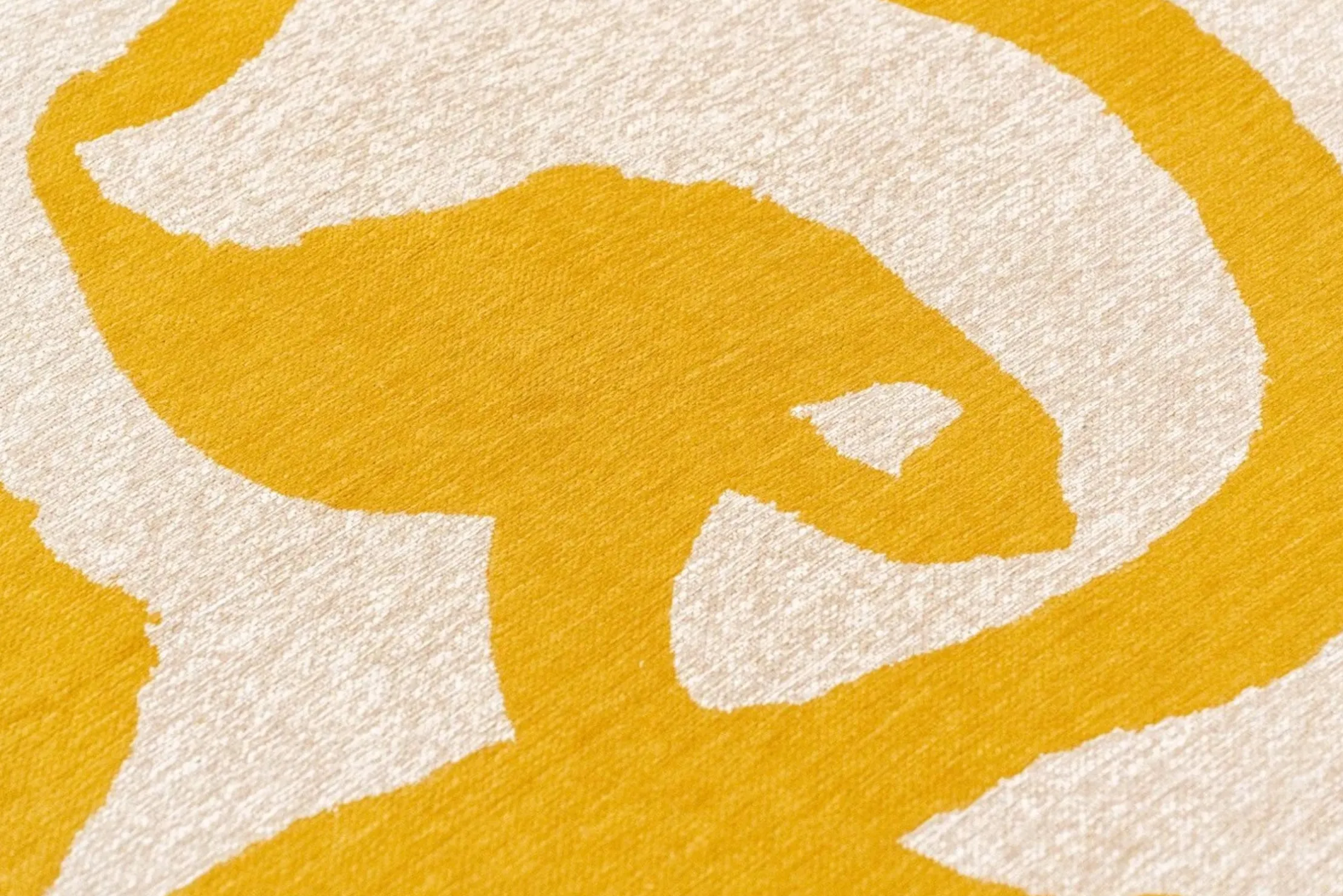 Vloerkleed Pure Yellow 2084 Ribbon