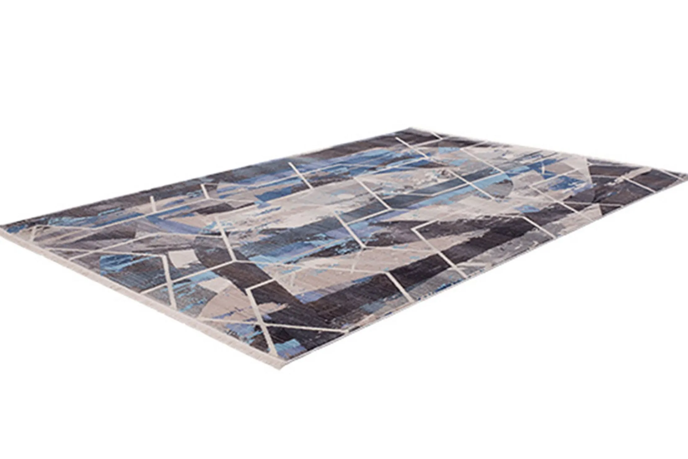 Vloerkleed 458 silver Luang