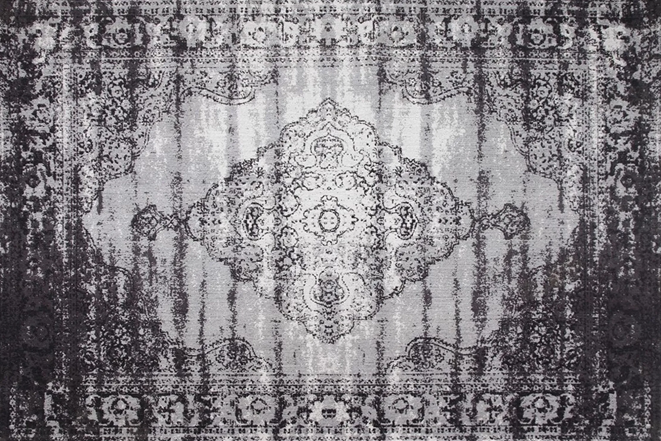 Vloerkleed vintage black Kelly