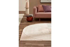 Vloerkleed White Beige Fano Girare | Brinker