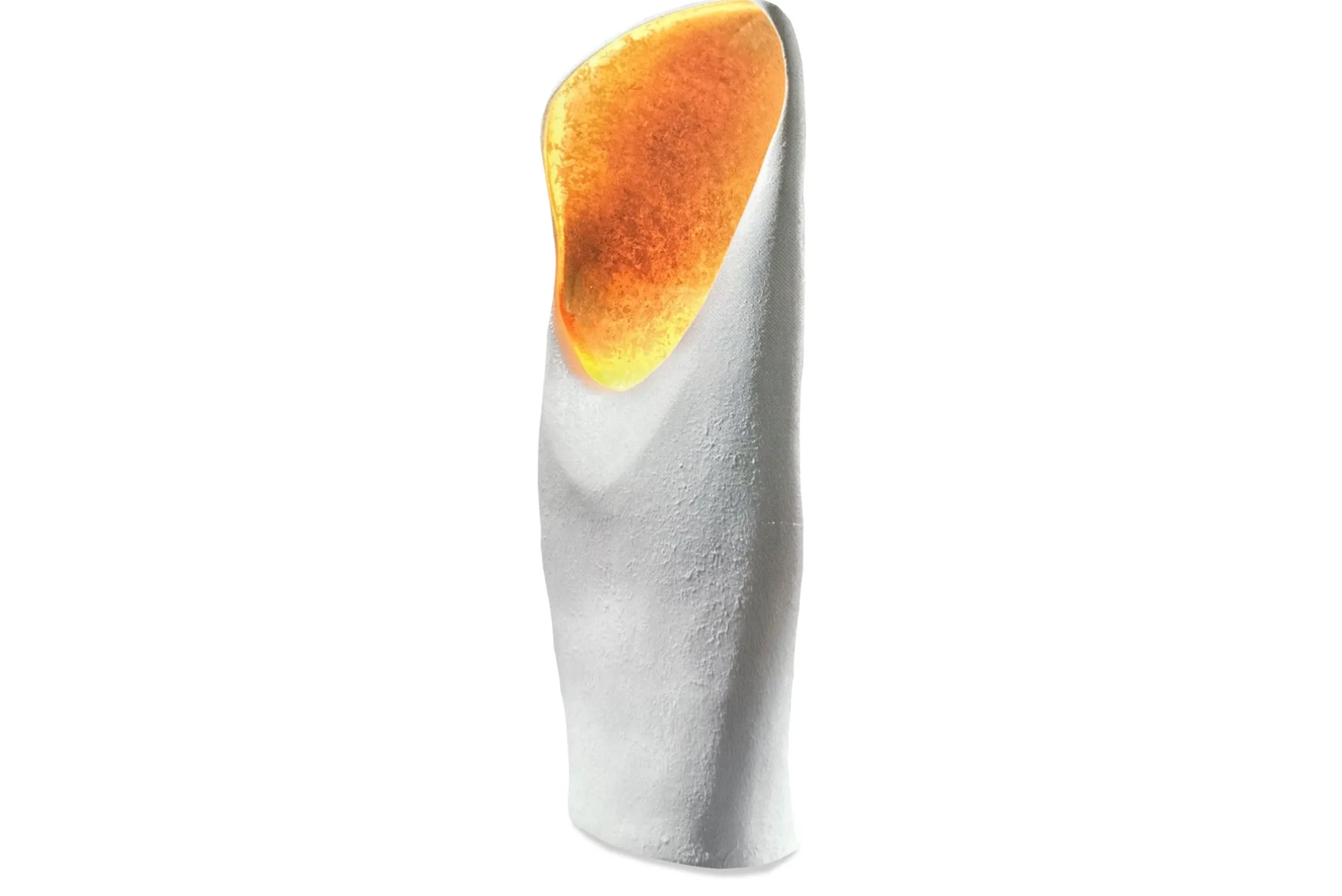 Vloerlamp LB999-1VL keramiek mat wit-gold Nature | Leclercq & Bouwman