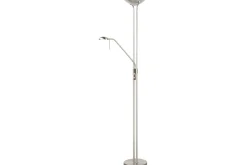 Vloerlamp Zilver Luna