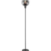 Vloerlamp Zwart Rookglas Fantasy