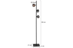 Vloerlamp 4590ZW Belluno
