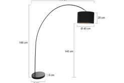 Vloerlamp 7976ZW Solva Mexlite