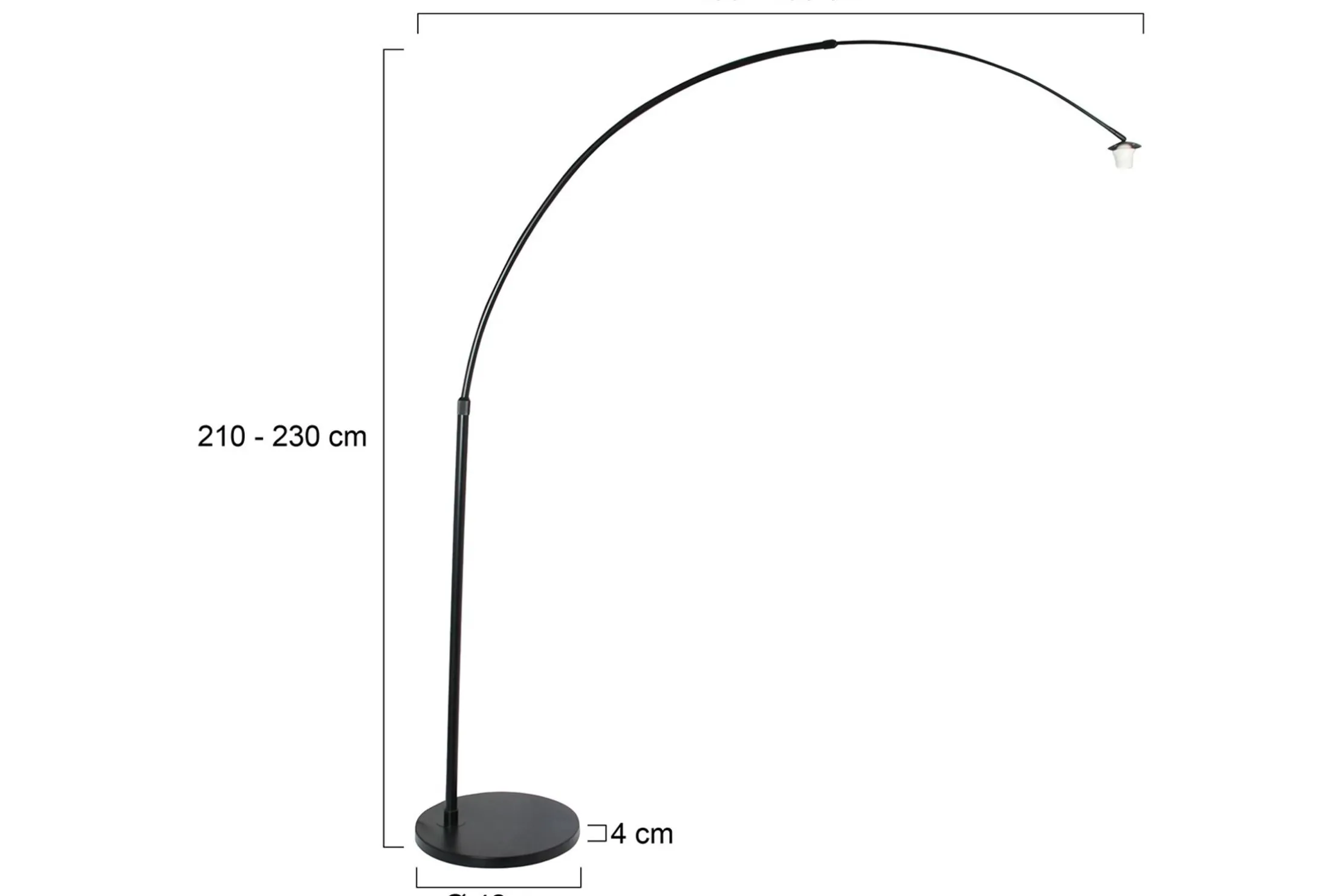 Vloerlamp 7268ZW Sparkled Light