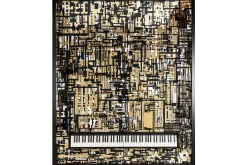Wanddecoratie 211639 Piano Wibi
