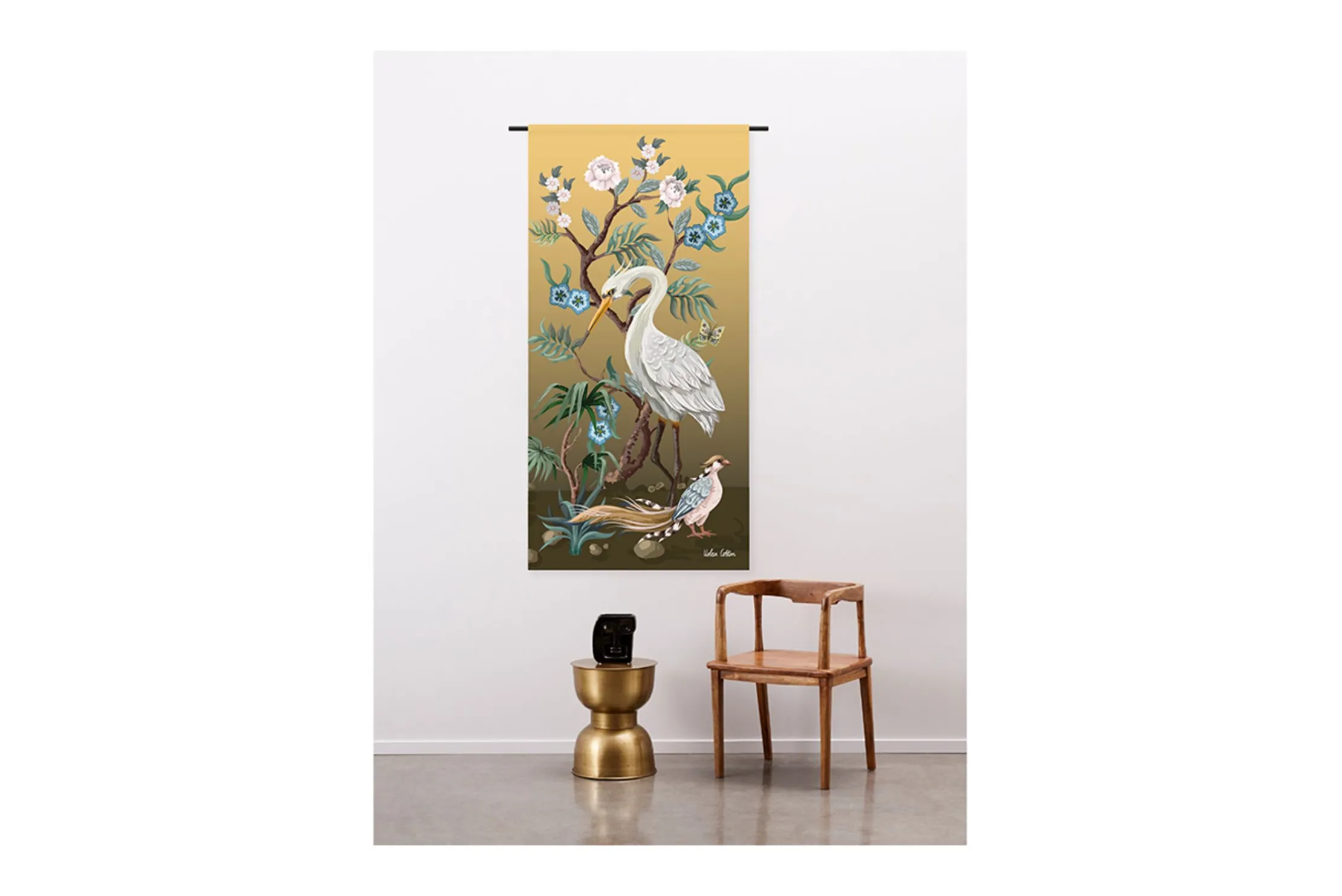 Wandkleed Birds - frame