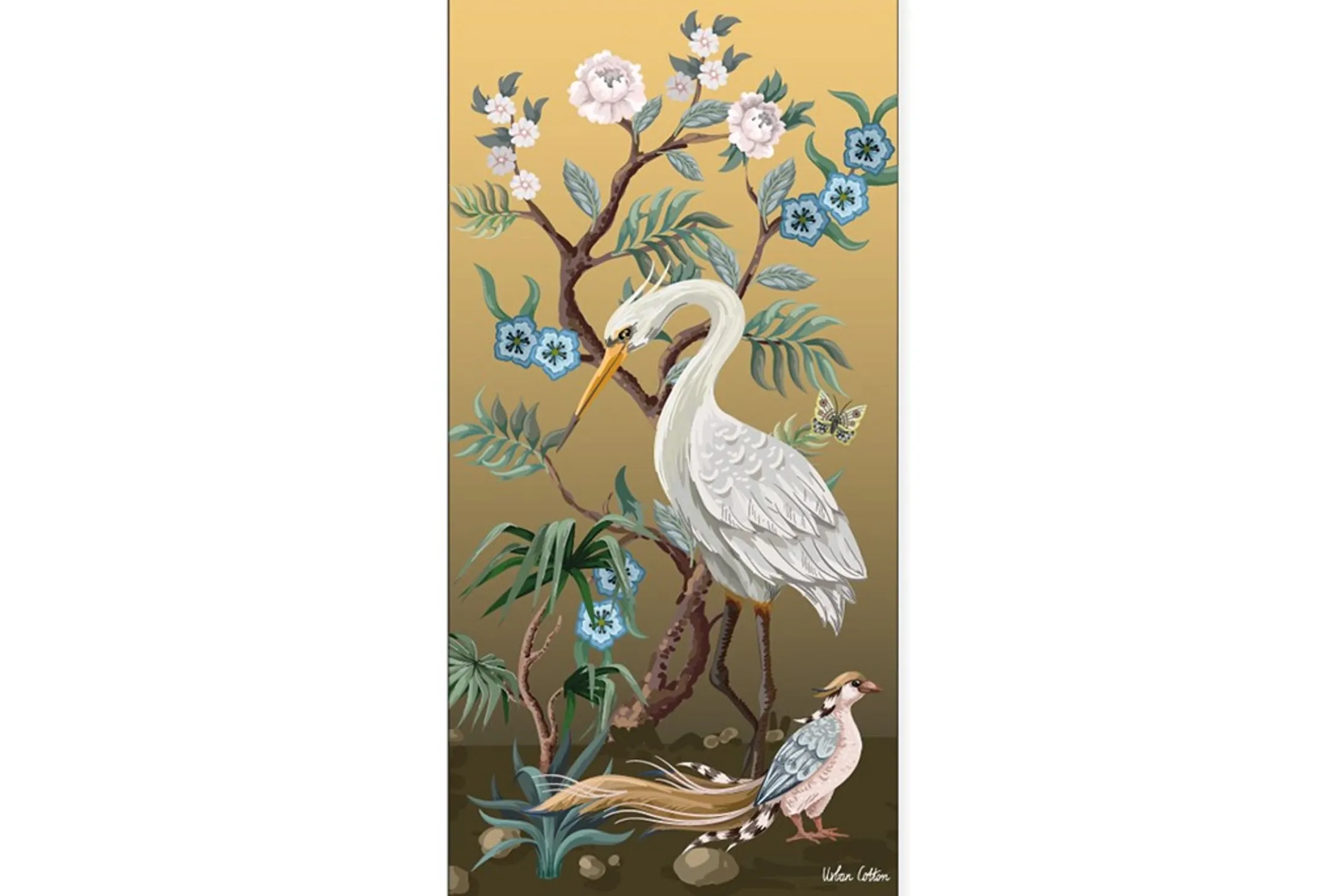 Wandkleed Birds - frame