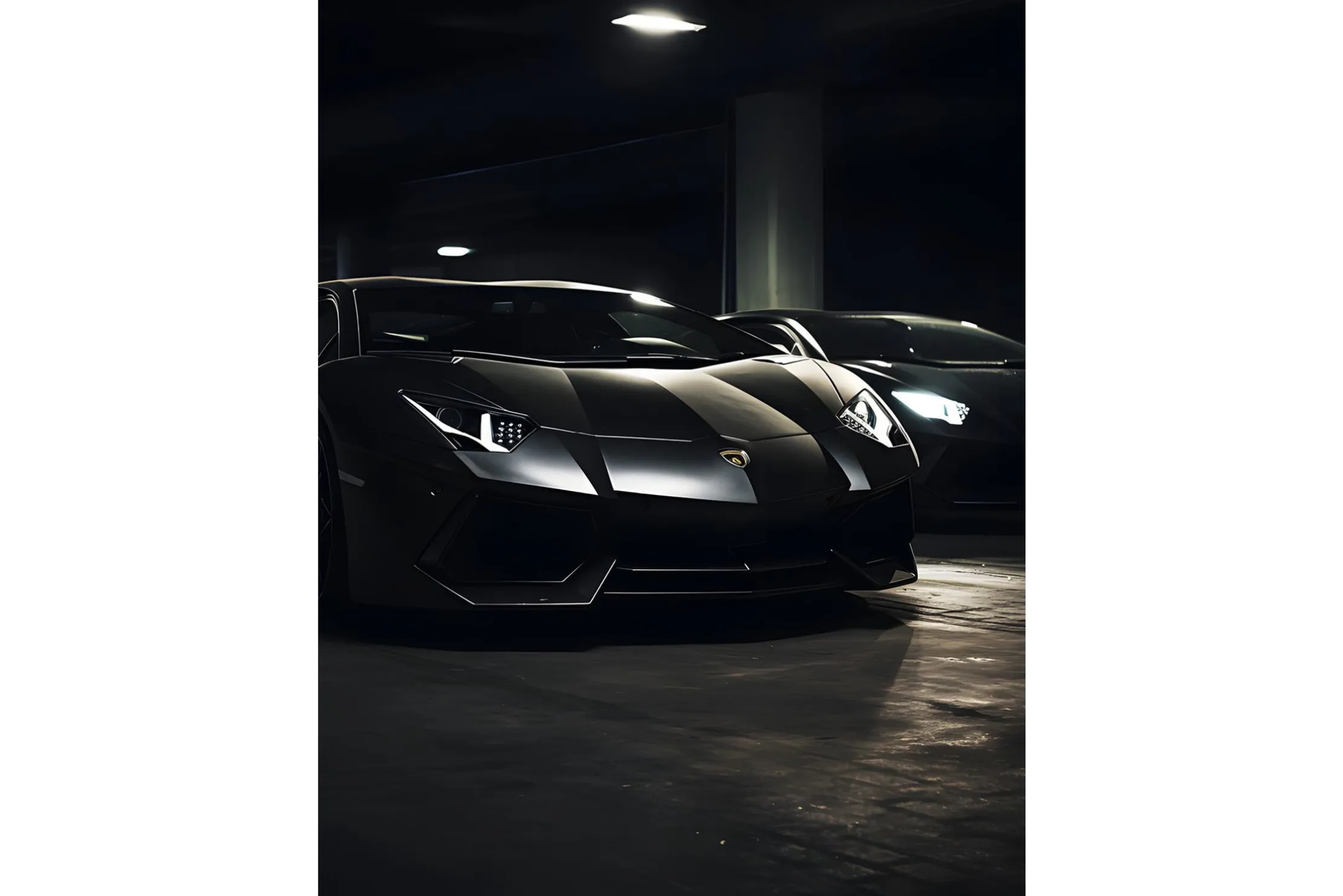 Wandkleed Luxury Garage