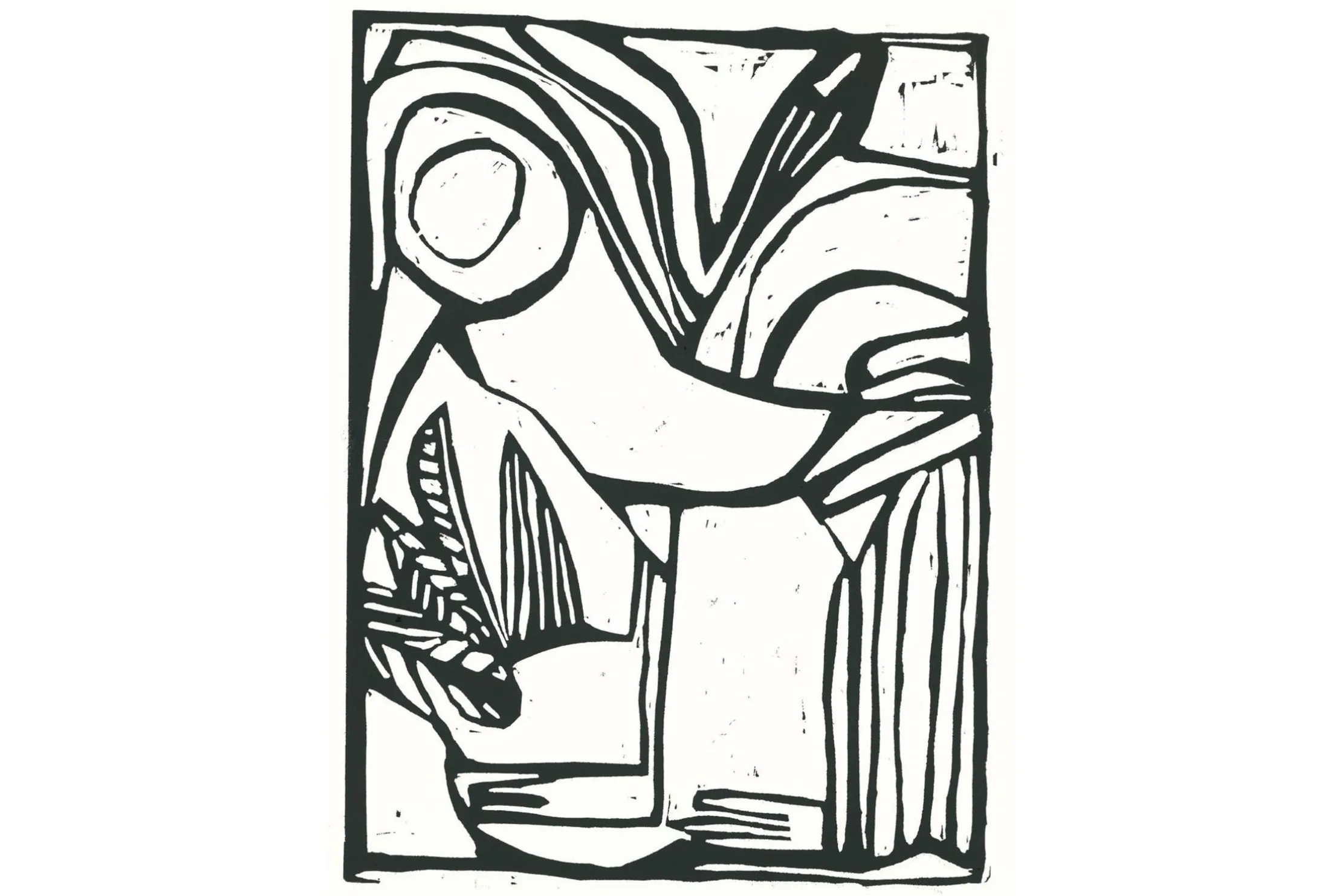Wandkleed Vogel