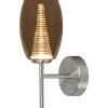 Wandlamp Amberglas Nebula