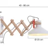 Wandlamp 7900BE Woody