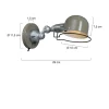 Wandlamp 7657G Davin Mexlite