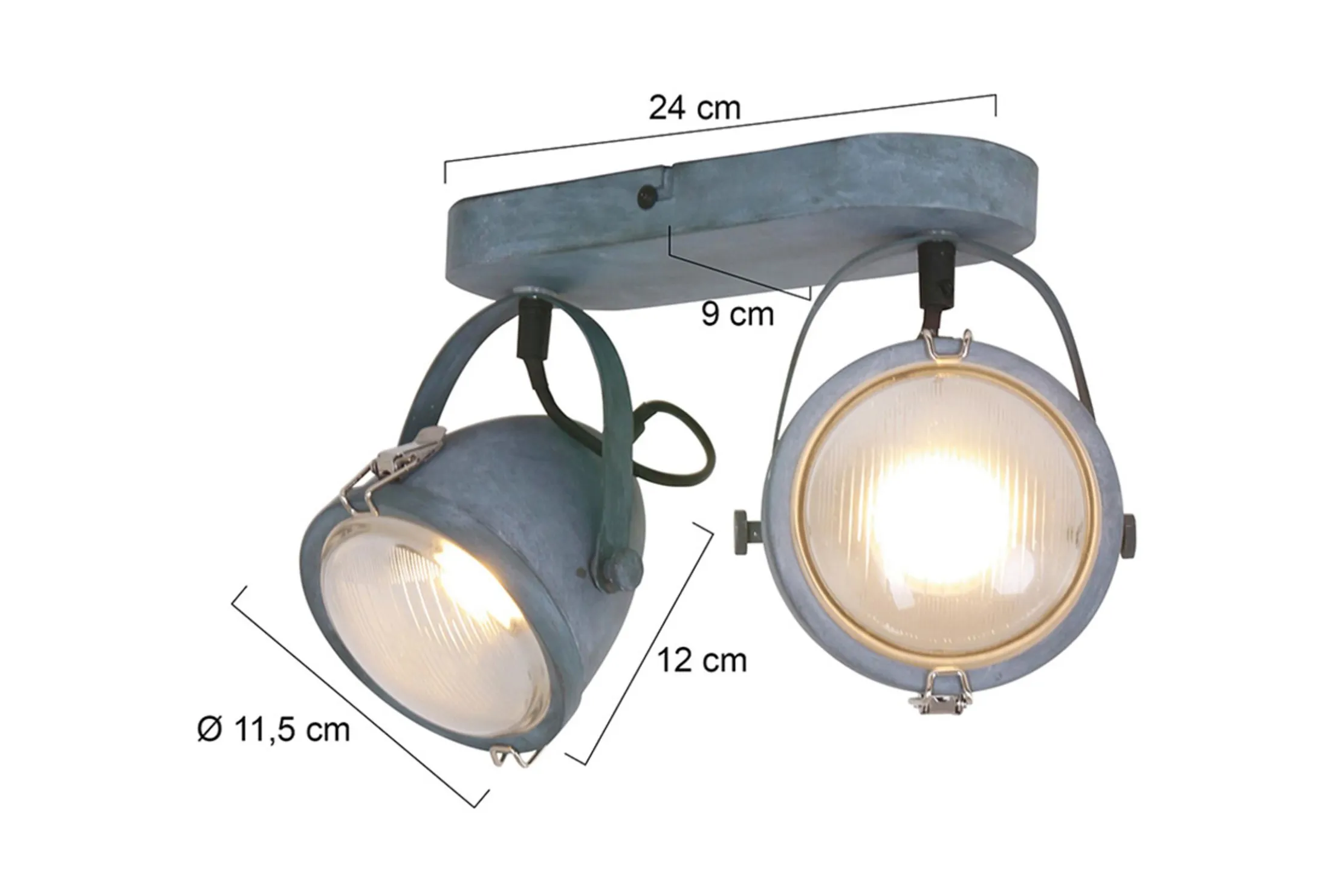 Wandlamp 1312GR Paco Mexlite