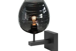 Wandlamp Zwart Rookglas Fantasy