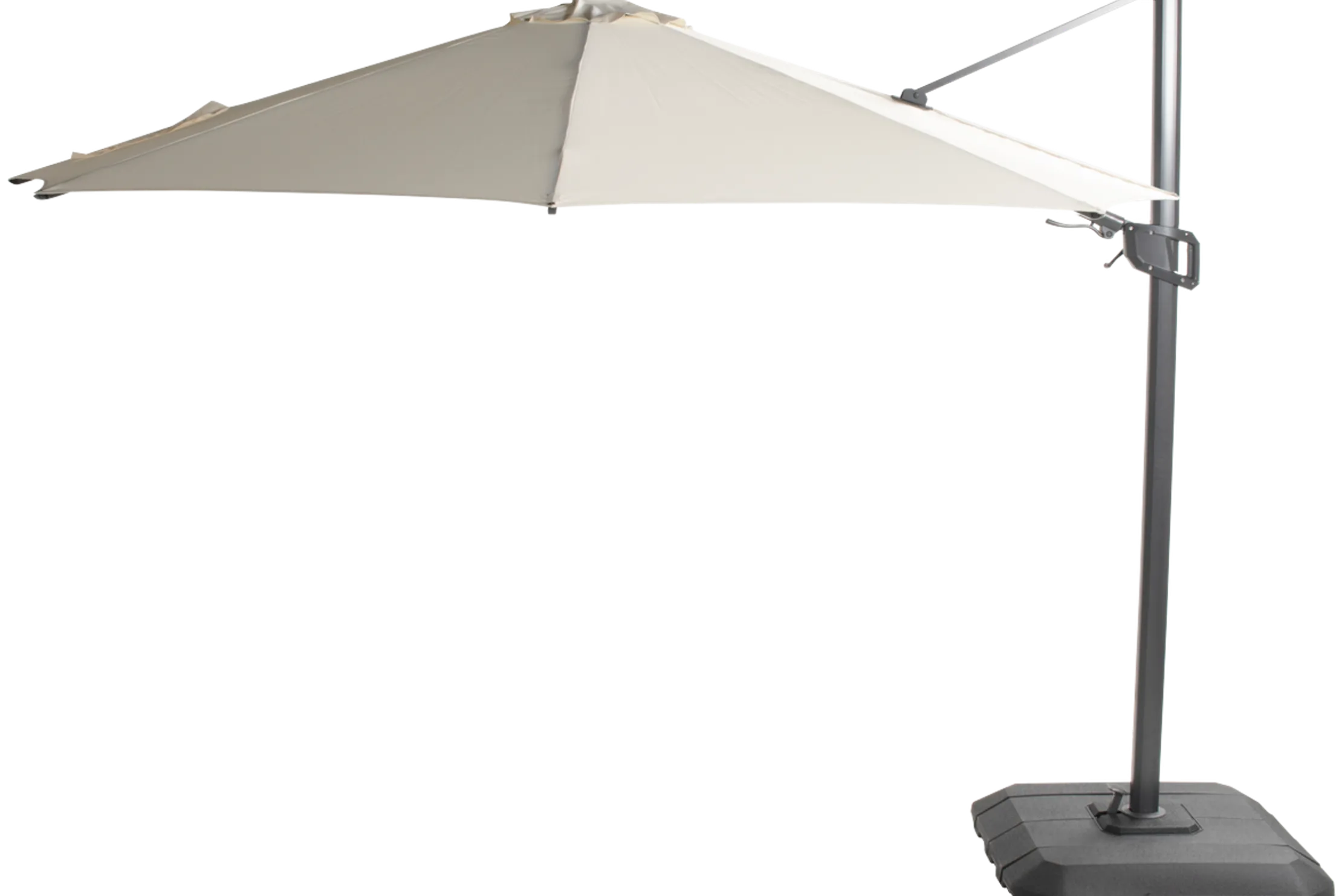 Zweefparasol r350cm Beige 14.123.034 Shadowflex